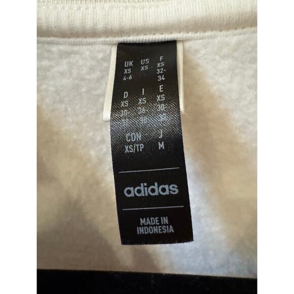 adidas women’s Script Oversize Sweatshirt size XS - Picture 2 of 7